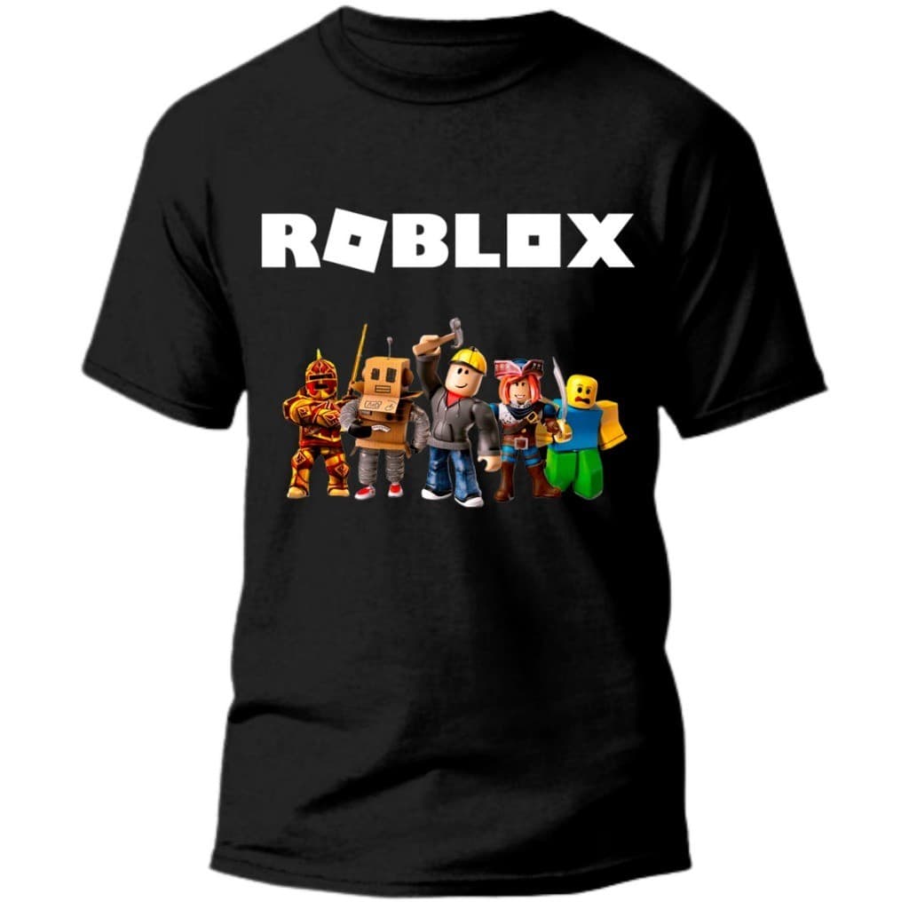 Camiseta Infantil Roblox Camisa 100% Algodão Promoção
