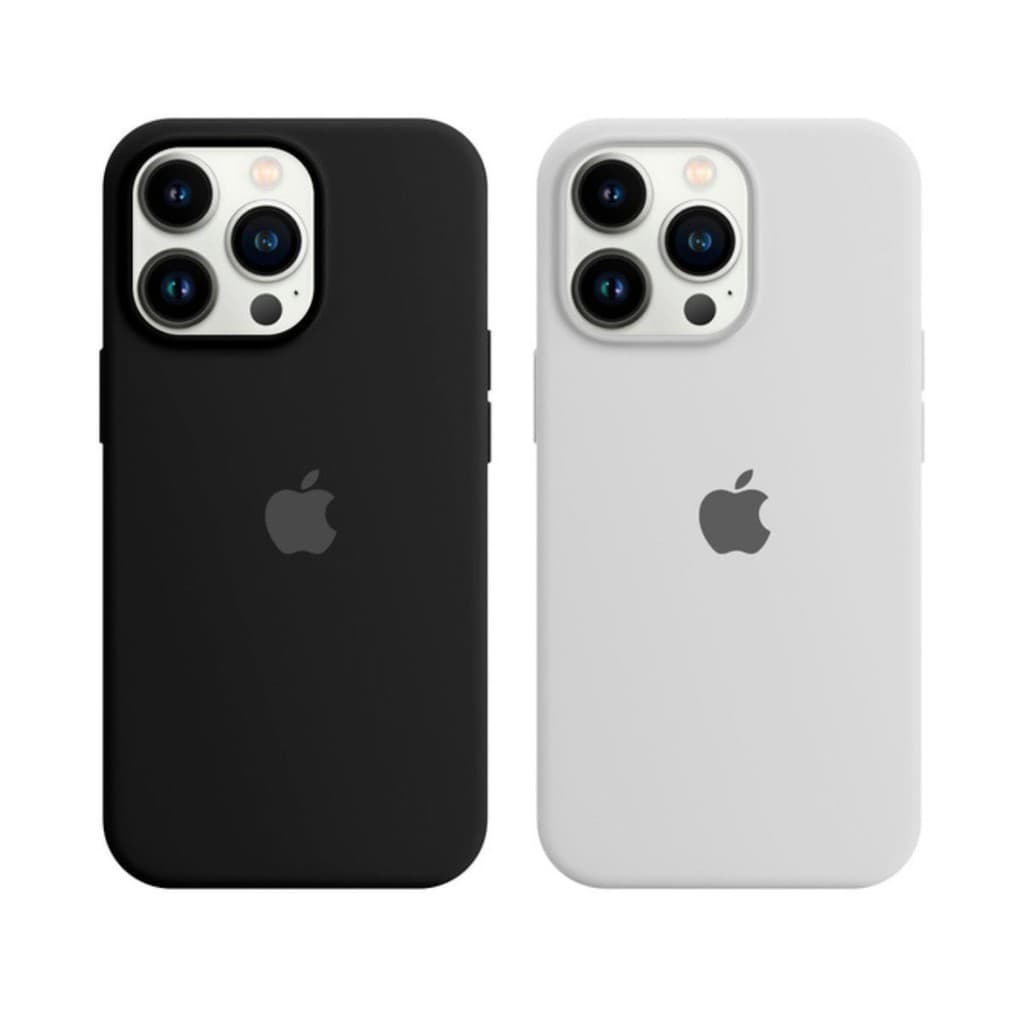 Kit 2un Caso Para iPhone Em Núcleos Mas Vendido (Preto / Branco) 6 7 8 Plus XR XS 11 Pro Max 12 Pro Max 13 Pro Max 14 Pro Max 15 Plus 15 Pro Max