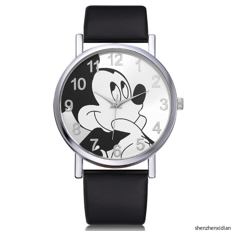Mickey Mouse Cartoon Watch Gift For Children Relógio De Moda Simples Esportivo De Lazer Para Estudantes Criativo De Quartzo Crianças