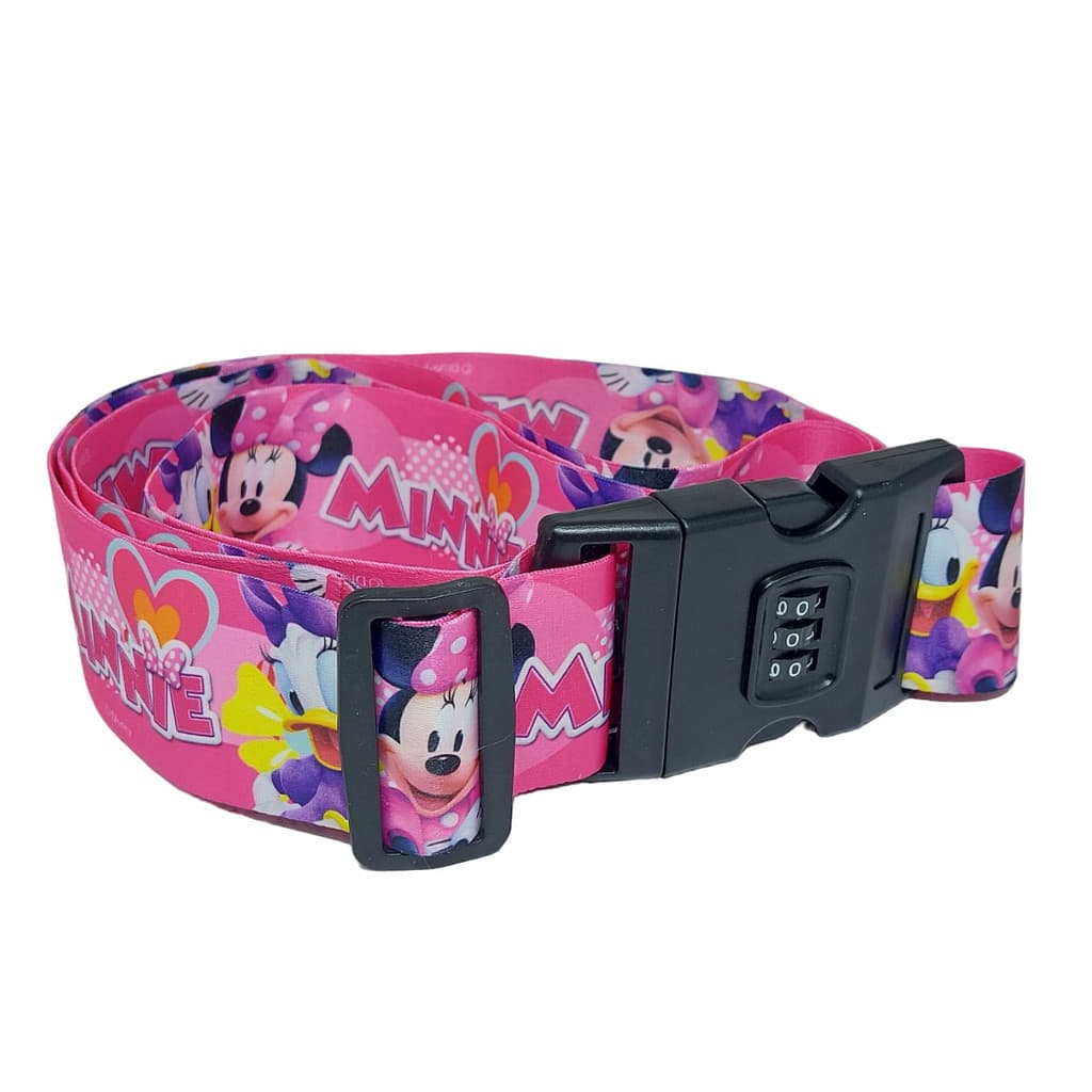 Cinta Segurança Mala De Viagem Com Segredo Disney Princesas Vingadores Mickey Minnie Proteção