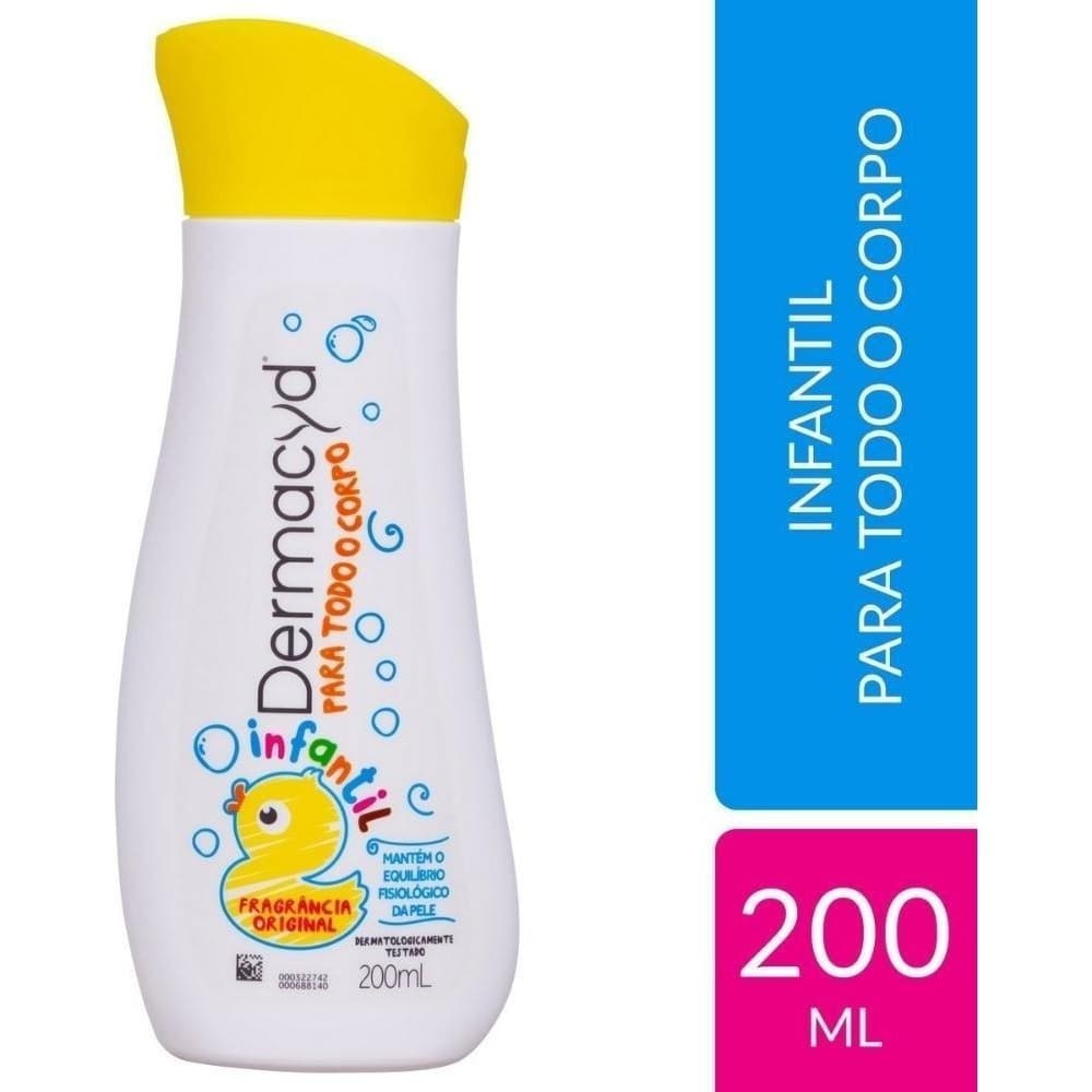 Sabonete Infantil Líquido Original Dermacyd Frasco 200ml