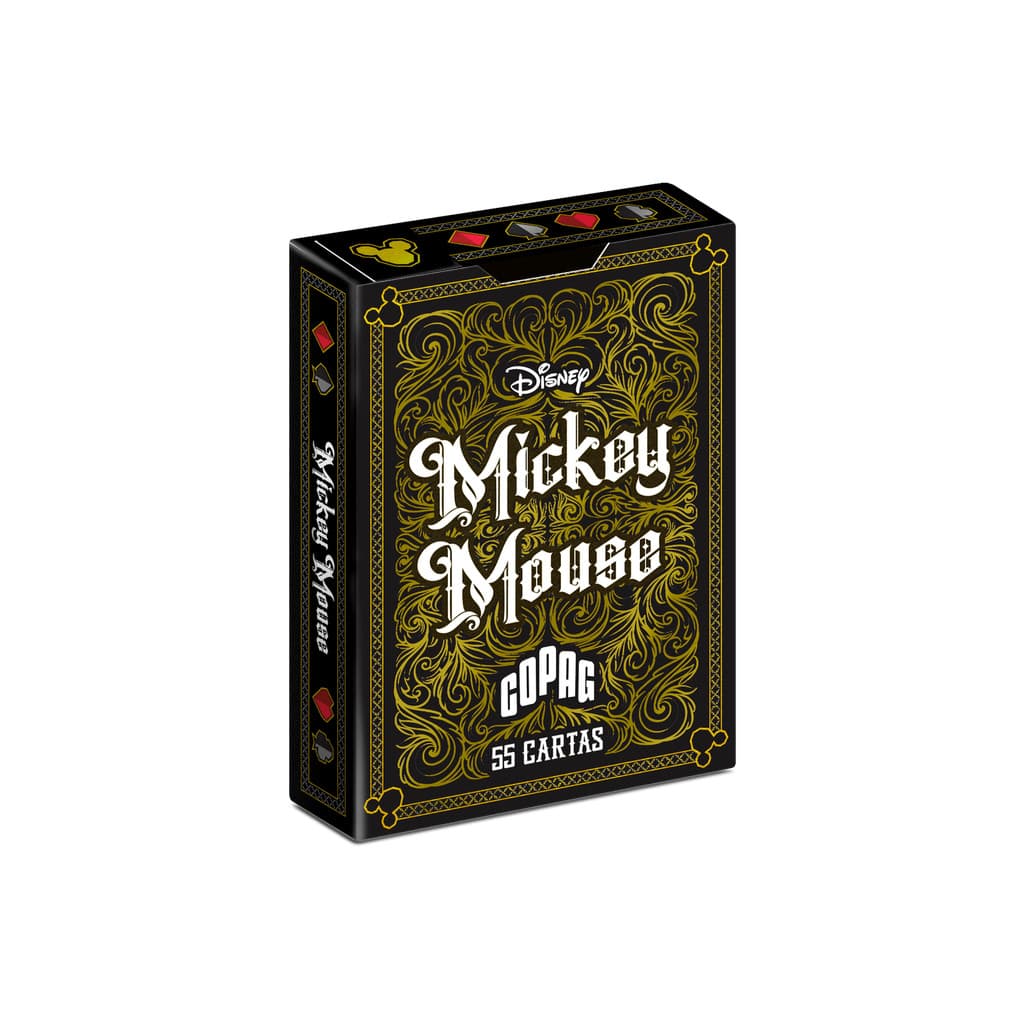 Baralho Mickey Preto e Dourado - Copag