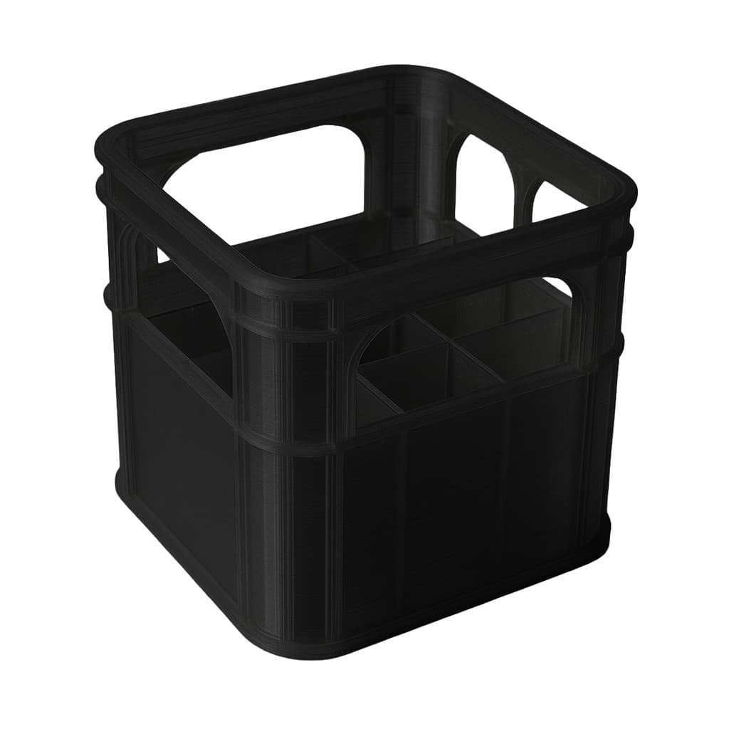 Organizador de Pilhas AA Aduze em formato de Engradado Preto