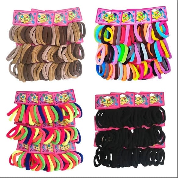 Kit 72/144/288 PCS  Elásticos de Cabelo rabicó Para Cabelo Xuxinha Elastico feminino
