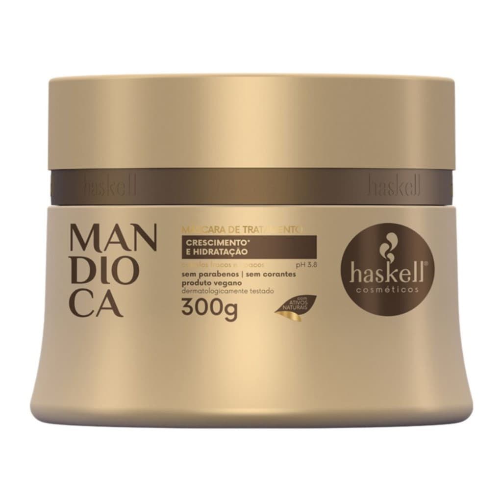 Máscara Capilar - Haskell - Mandioca - Hidratação 300g