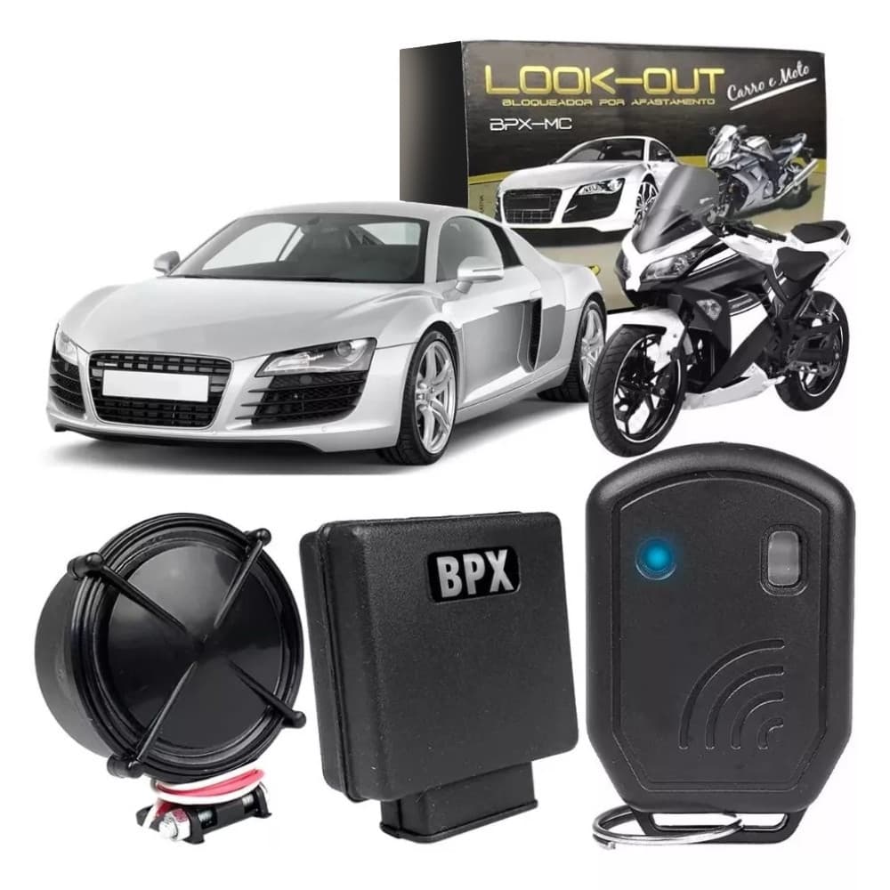Bloqueador Carro Moto Lookout Corta Corrente Sensor Presenca