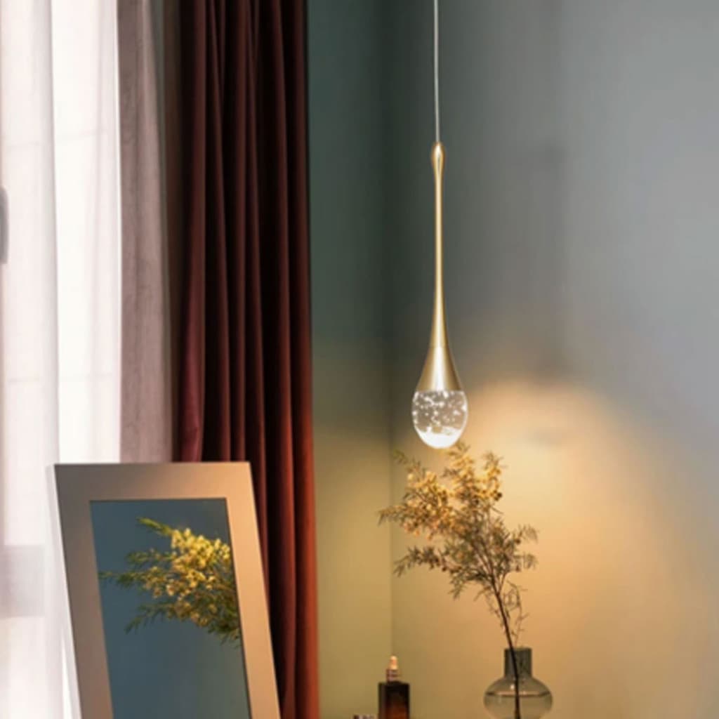 Lâmpada pendente  Pós-Moderna De Cristal Personalizável Escada Do Restaurante 3cors