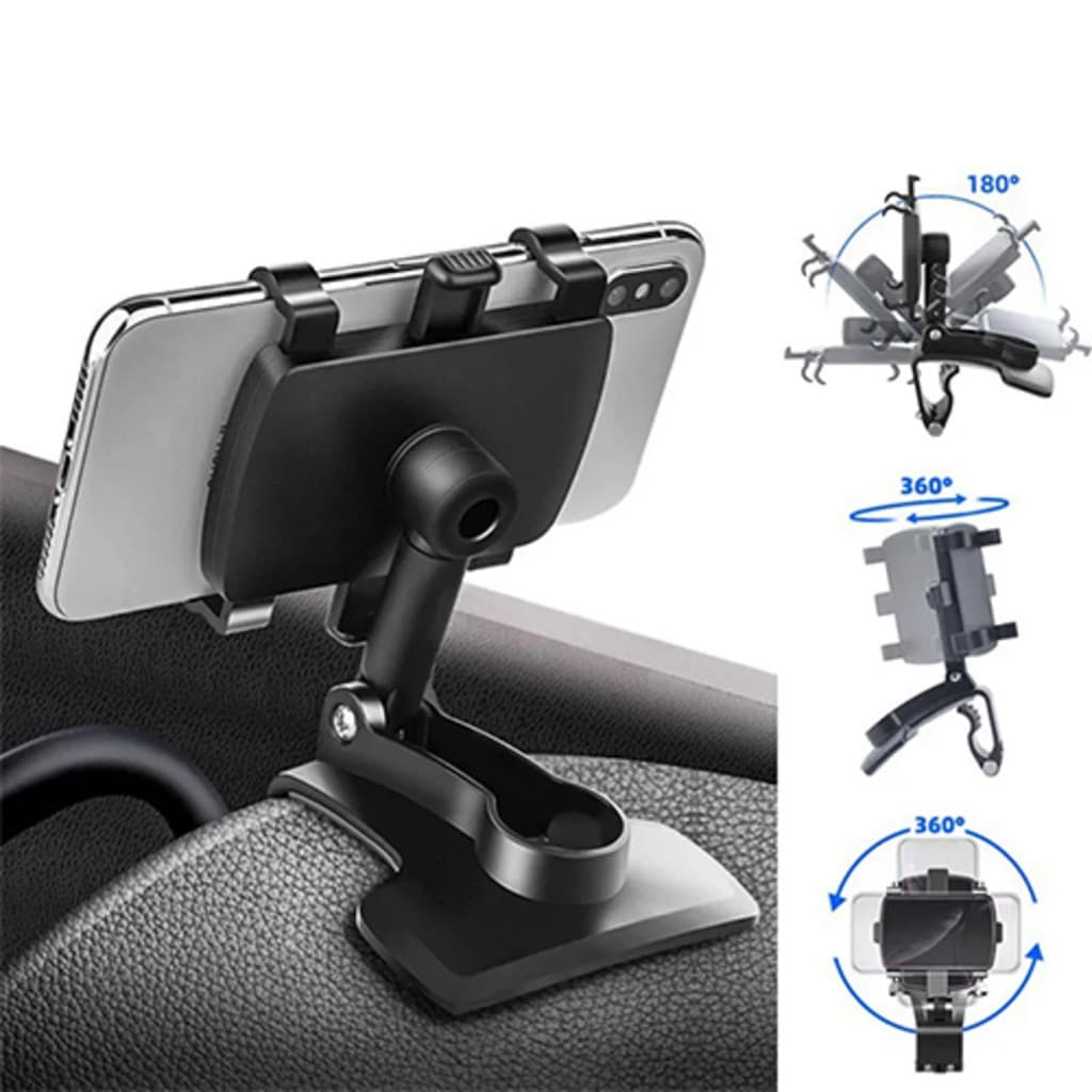 Suporte Multifuncional para Celular no Carro Resitente e Seguro Para Painel Firme