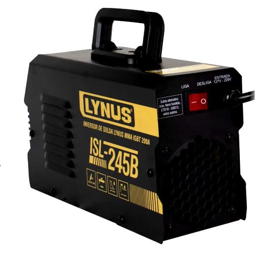 Máquina Inversora de Solda 200A MMA/TIG Bivolt LYNUS
