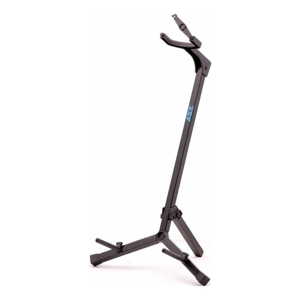 Suporte Para Violão Guitarra Baixo em Pé Ask G3s Chão Pedestal Com Trava Leve Dobrável Cor Preto