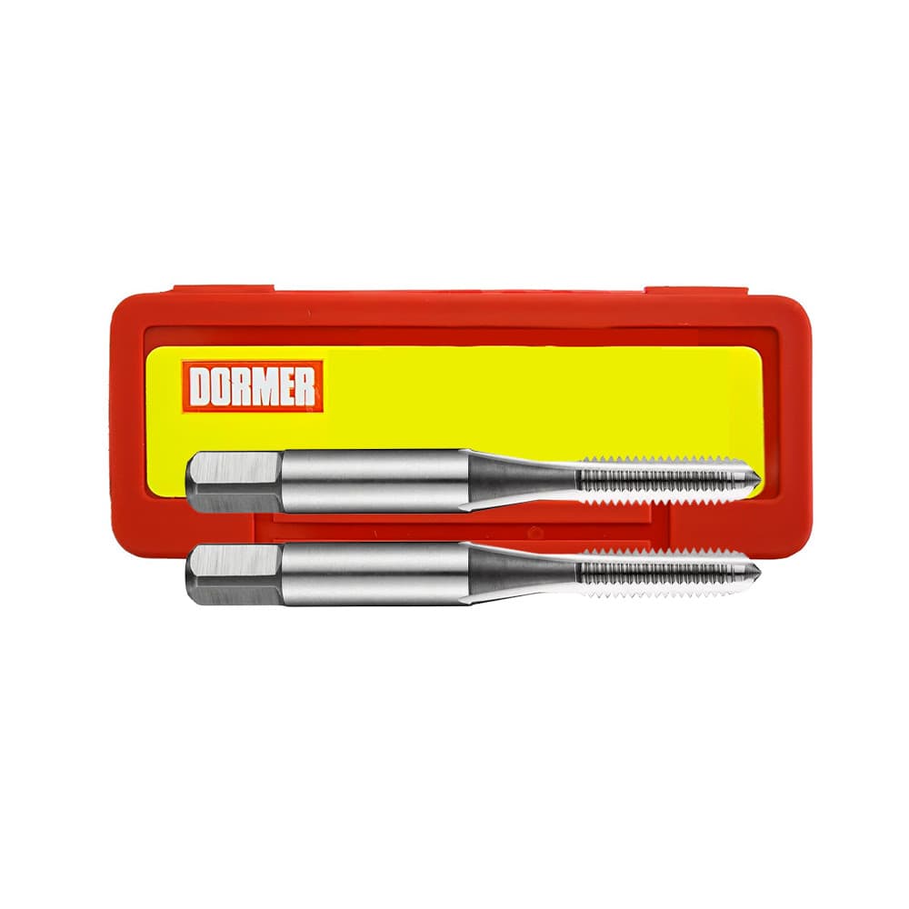 Jogo de Macho Manual HSS Canal Reto com 2 Peças 1/4" x 20 FP UNC Dormer E1081/4N09