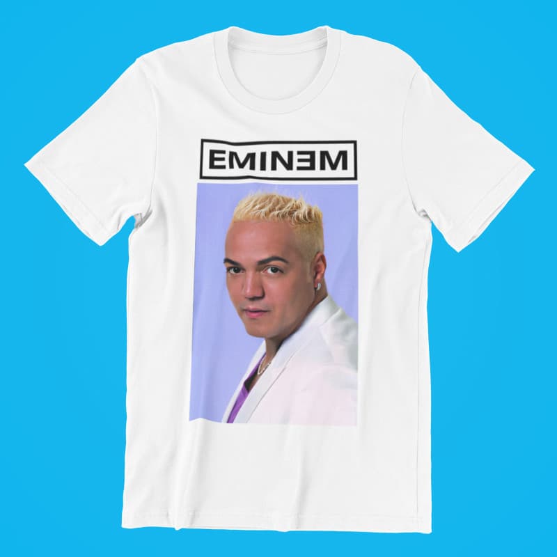 Camiseta unissex engraçada Belo Eminem