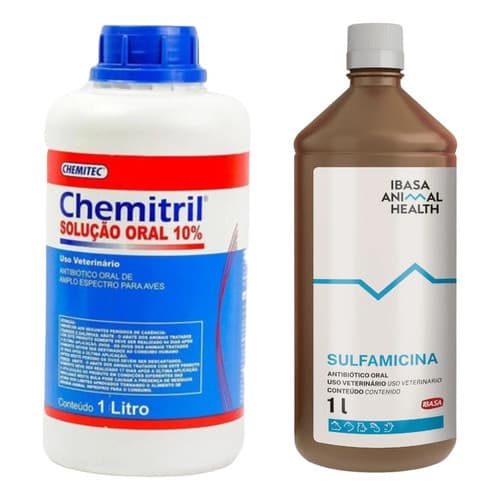 Chemitril 10% Oral 1 Litro + Sulfamicina Ibasa 1 Litro