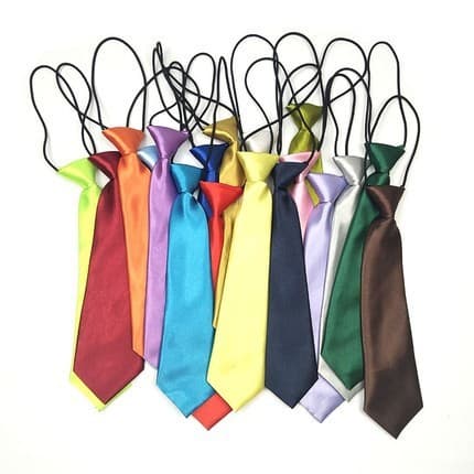 Acessórios De Moda Meninos E Meninas Cor Sólida Gravata Pequena Camisa Infantil jk Curta