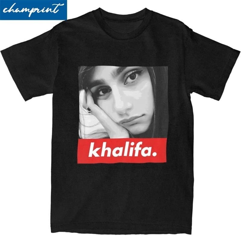 Camiseta Mia Khalifa Unissex Camisa com Qualidade Nova Atriz Gente Boa Essa Streetwear