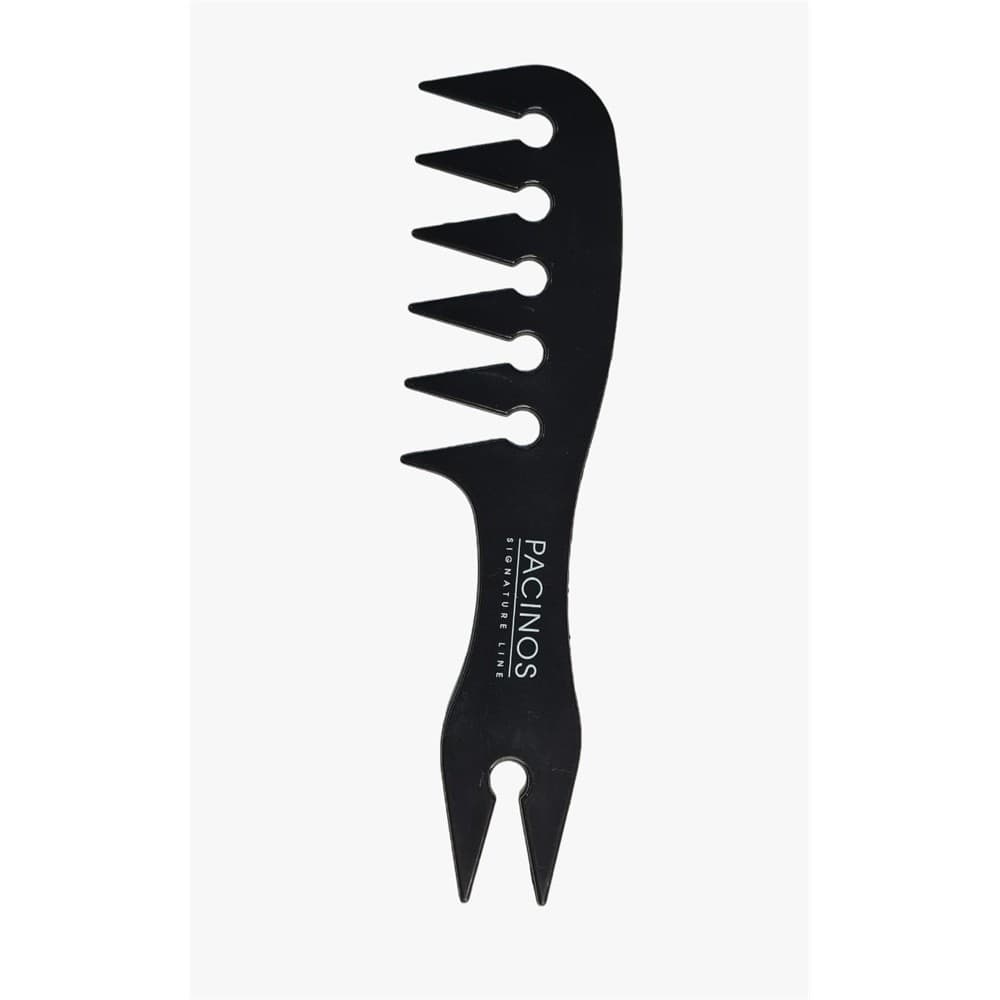 Pente Quiff blindados para cabelos Preto P cod 976