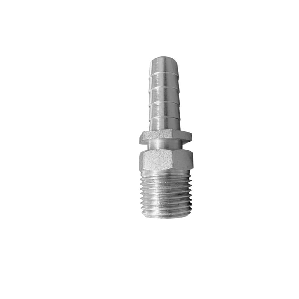 ESPIGÃO MACHO FIXO 1/2" NPT  X  MANGUEIRA 1/2" C/ CANAL