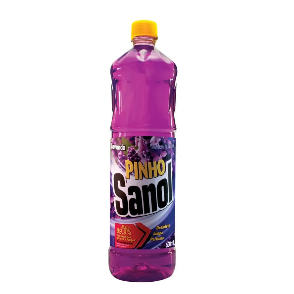 DESINFETANTE PINHO LAVANDA 500ML SANOL