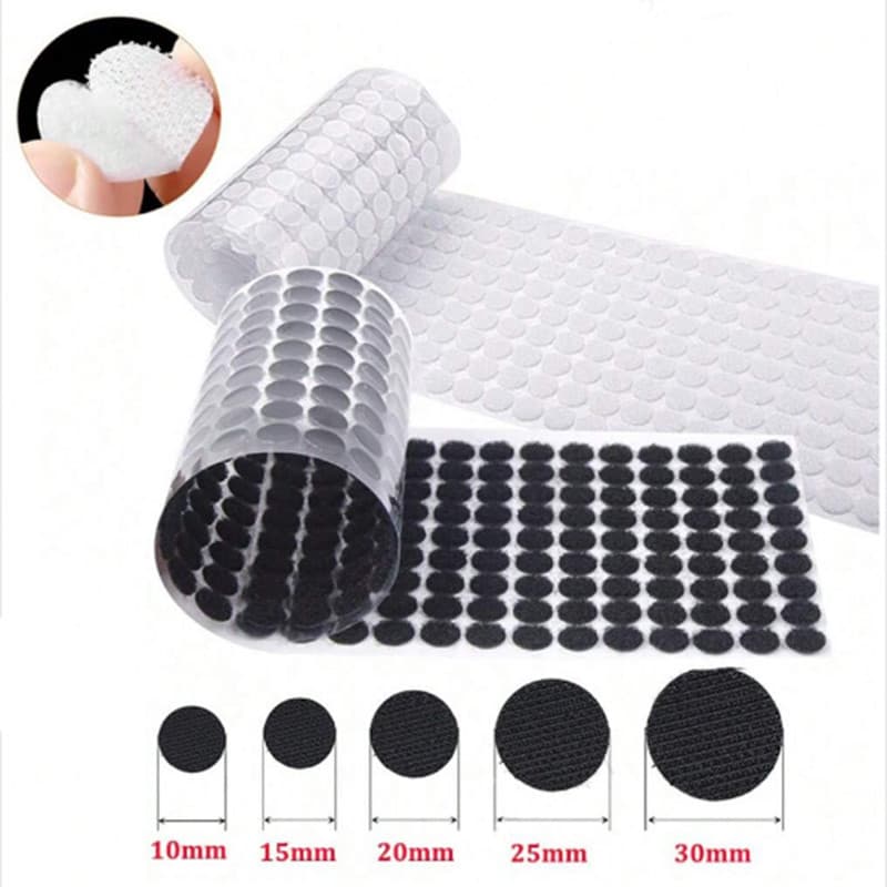 120 Pares De Adesivos De Feltro Com Pontos De Velcro Autoadesivos/Fita Adesiva À Prova D'água Para Fixação Traseira De/1