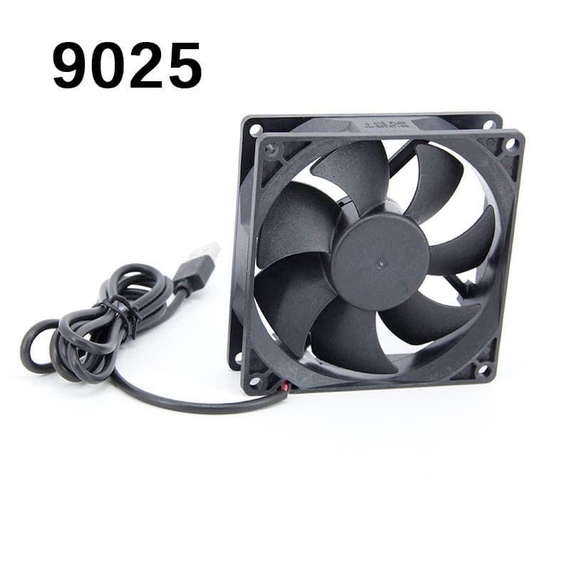 9025 90x25mm DC 5V USB Ventilador De Resfriamento Sem Escova 9cm Com Cabo De Alimentação Para Roteador TV Caixa Receptor