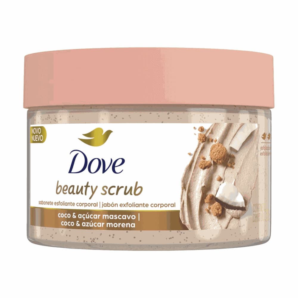 Sabonete Esfoliante Corporal Dove Beauty Scrub Coco & Açucar Mascavo 280g