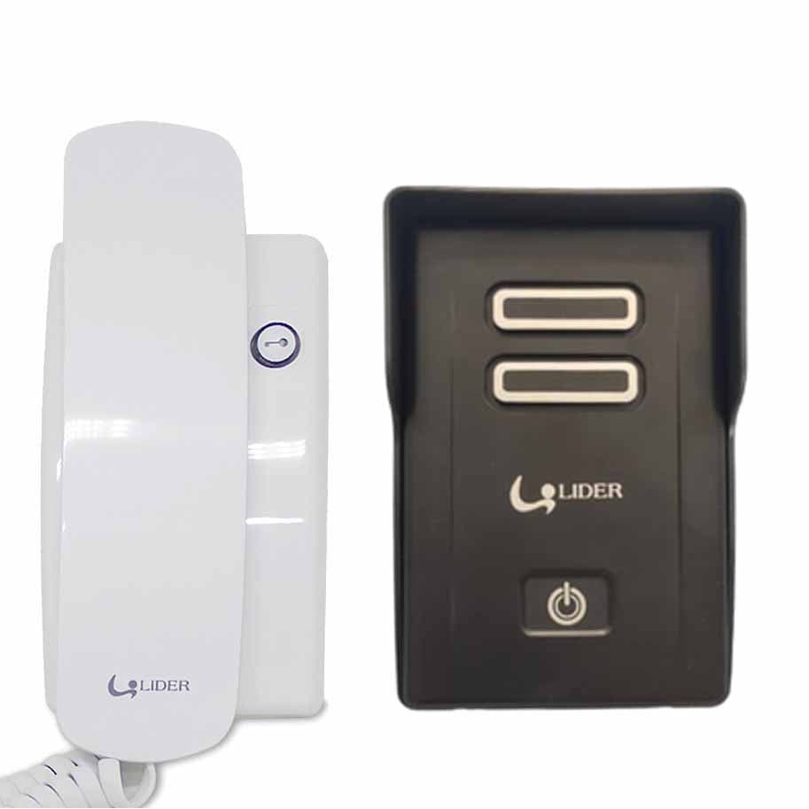 Porteiro Eletronico Interfone Residencial Lider LR570 Alimentação Interna Touch Smart