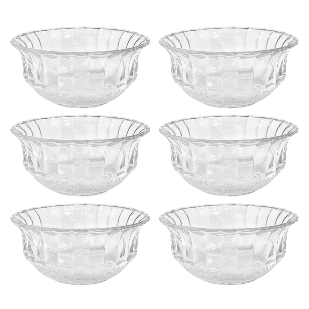 Jogo de Bowls de Vidro 6un 240ml p/ Sobremessa Konia Dumiat