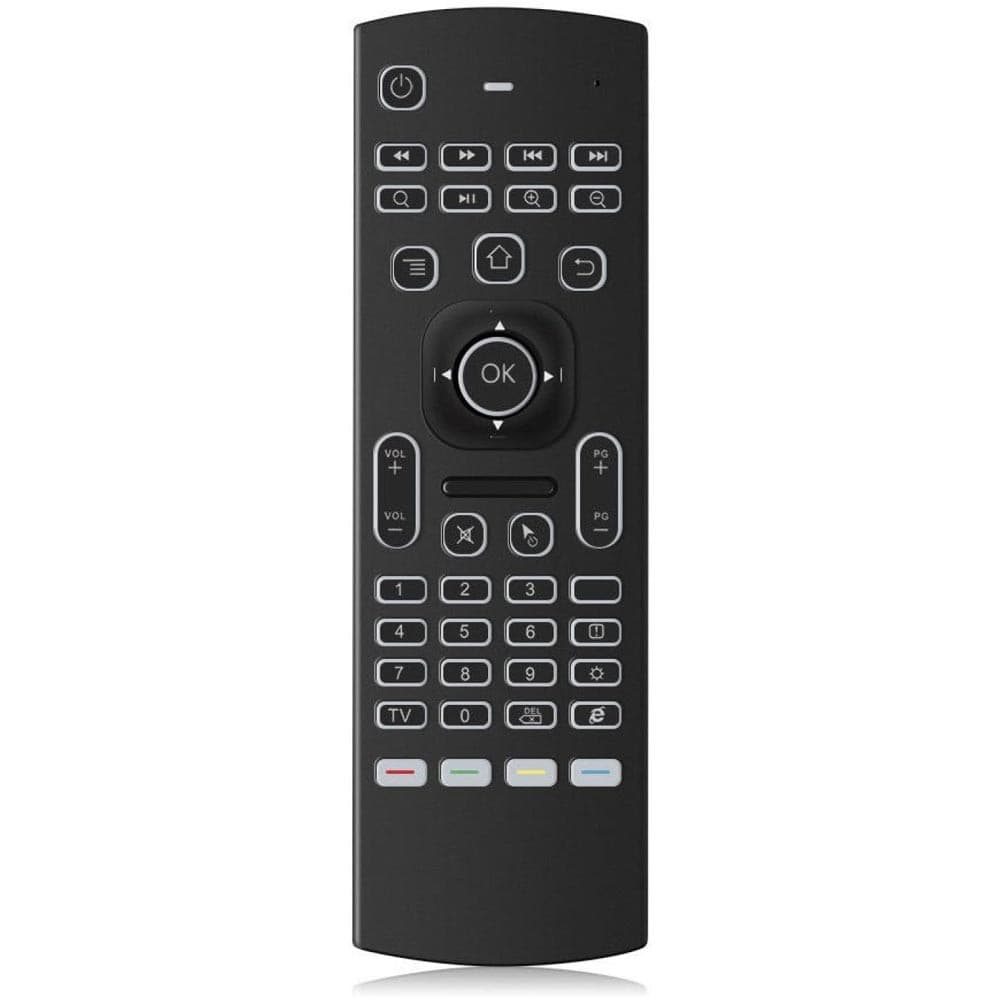 Air Mouse Voice Retroiluminado Compatível Com Raspberry Pi, Android Tv Box, Projetor, Htpc, Windows, Mac Os