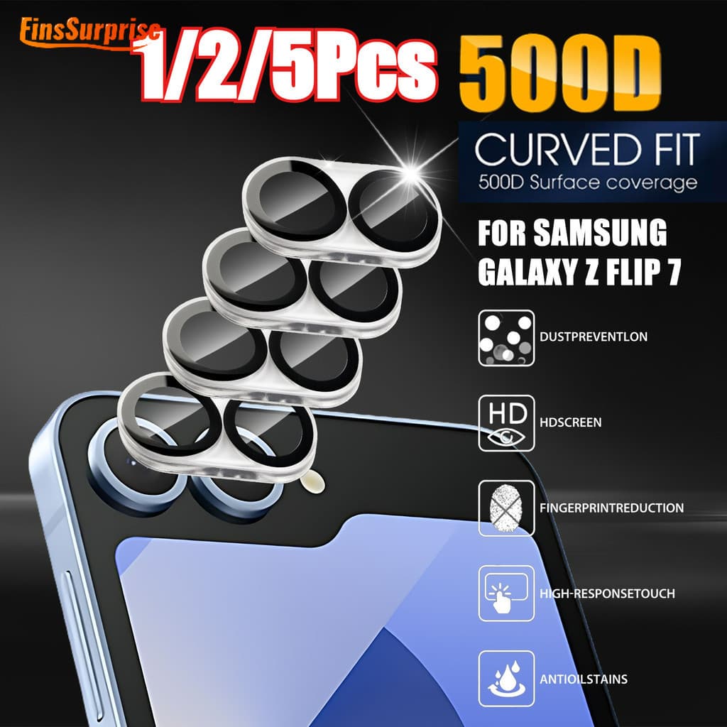 Película De Lente De Alta Definição Para Samsung Galaxy Z Flip 7 , Cobertura Completa , Câmera Traseira De Celular , Pel