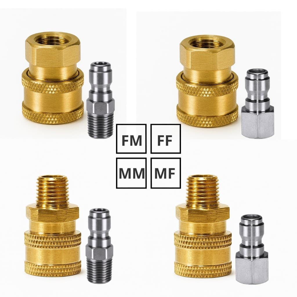 Kit Engate Rápido + Pino Conector Para Água 1/4