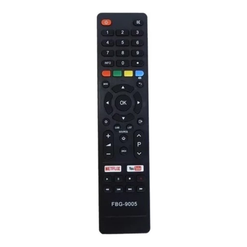 Controle Remoto Tv Philco Smart 4 K Botao Youtube/ Netflix - Substituto Compatível Tg