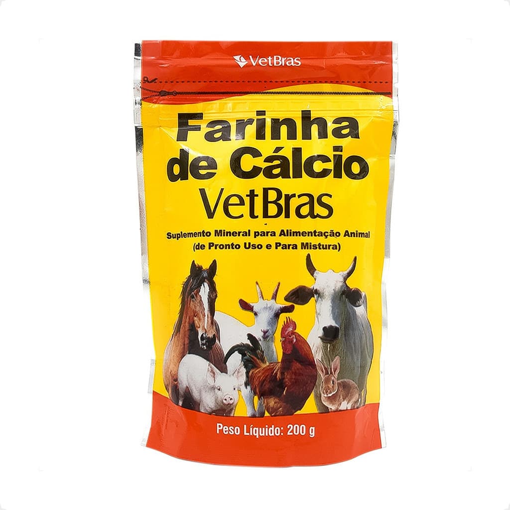 Vitamina Em Pó Para Cachorro Gato Equinos Aves Bovinos 200g alto rendimento - Pet, Gatos, Pet shop