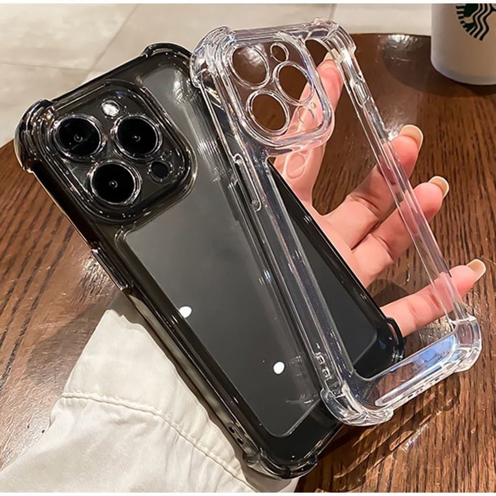 Capa De Telefone Para iPhone 16 7 8 Plus 15 11 12 13 14 Pro Max X XS XR SE 2020 Anti Impacto Transparente Macio Pára-Choques Casos À Prova De Choque