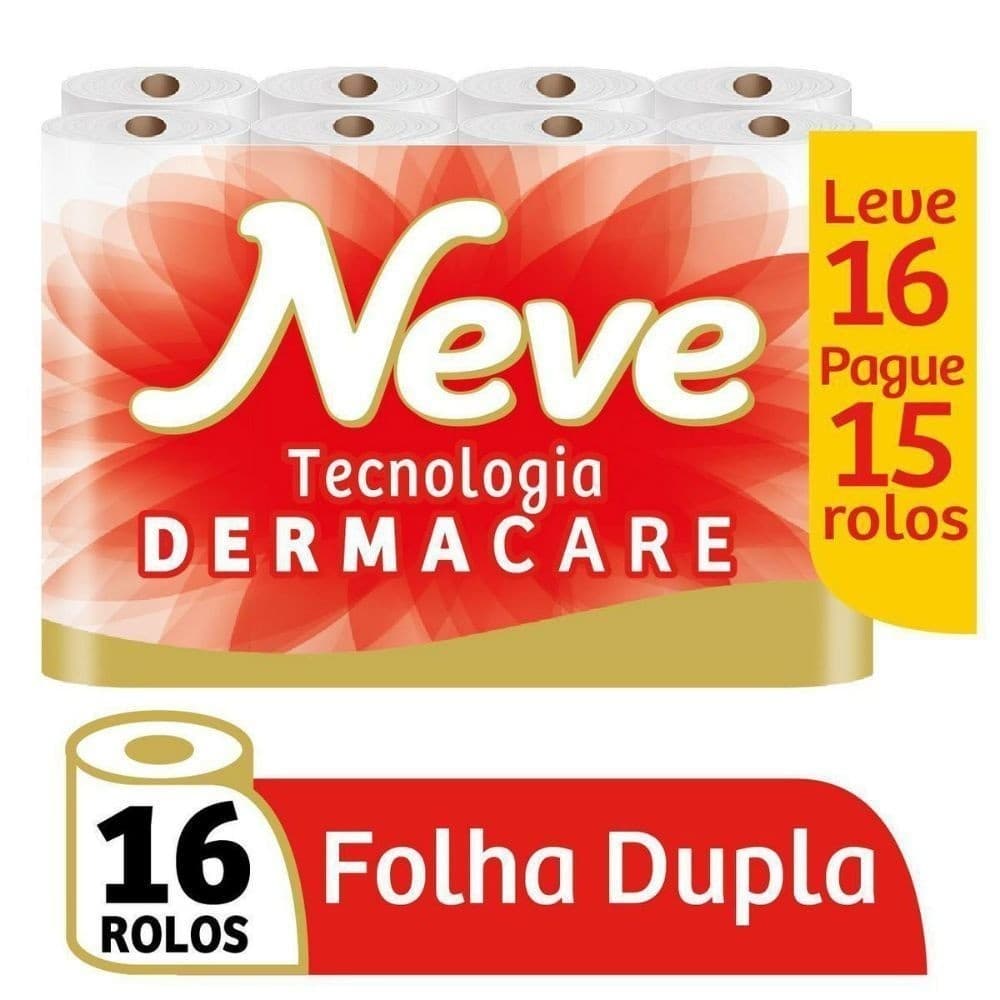 Papel Higiênico Neve Folha Dupla Leve 16 Pague 15