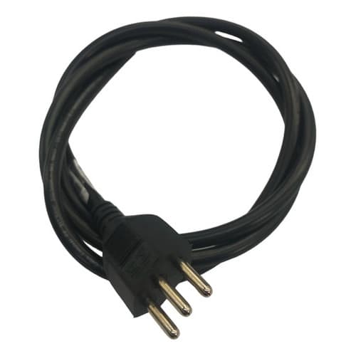 Fio C/ Plug Para Air Fryer 3 Polos Preto /1,5m/20a