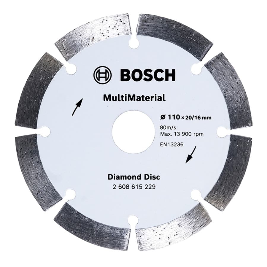 Disco de Corte Diamantado 4.3/8" 110 x 20mm Segmentado Bosch 2608615229
