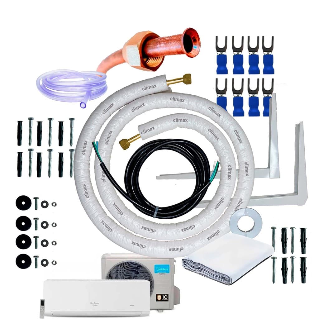 Kit Instalação P/ Ar-Condicionado Split HW Inverter Springer Midea Xtreme Save Connect 9.000 BTU 3m