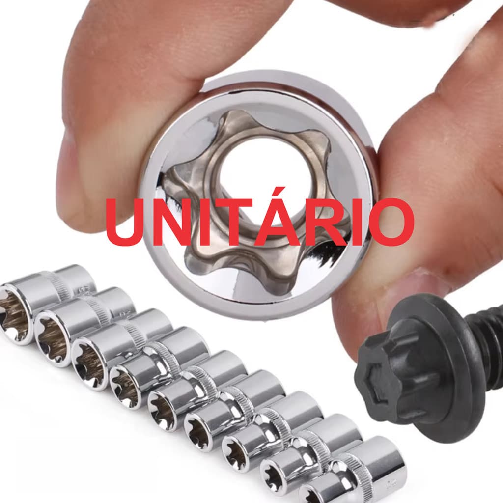 Soquete Torx Fêmea - Todas as medidas - Avulso - VIP Industrial