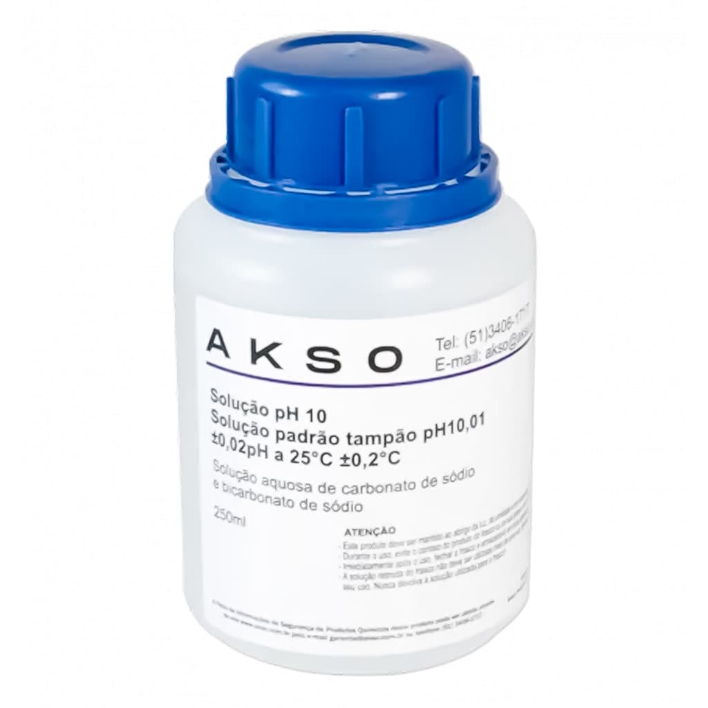 Solução de pH 10 AKSO 250ml