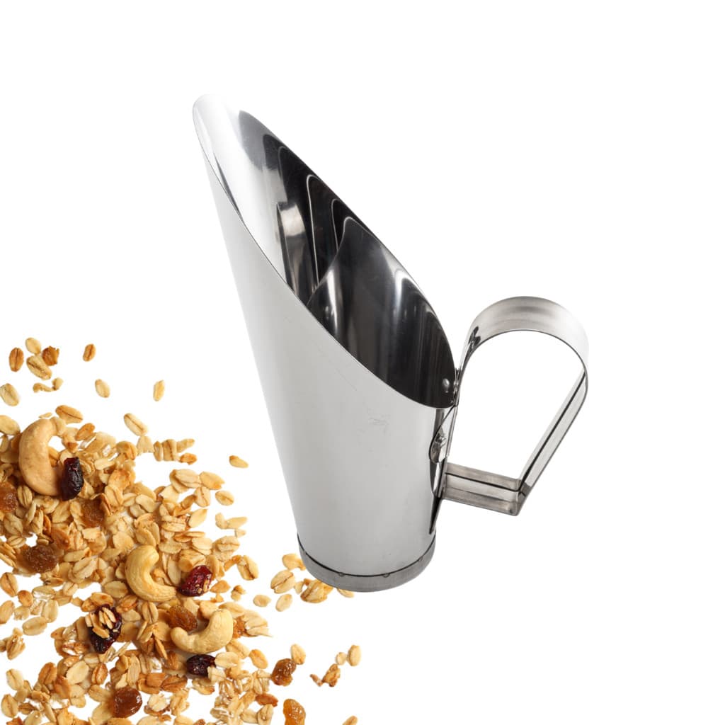 Concha Medidor para Cereais Grão Ração 250g Inox
