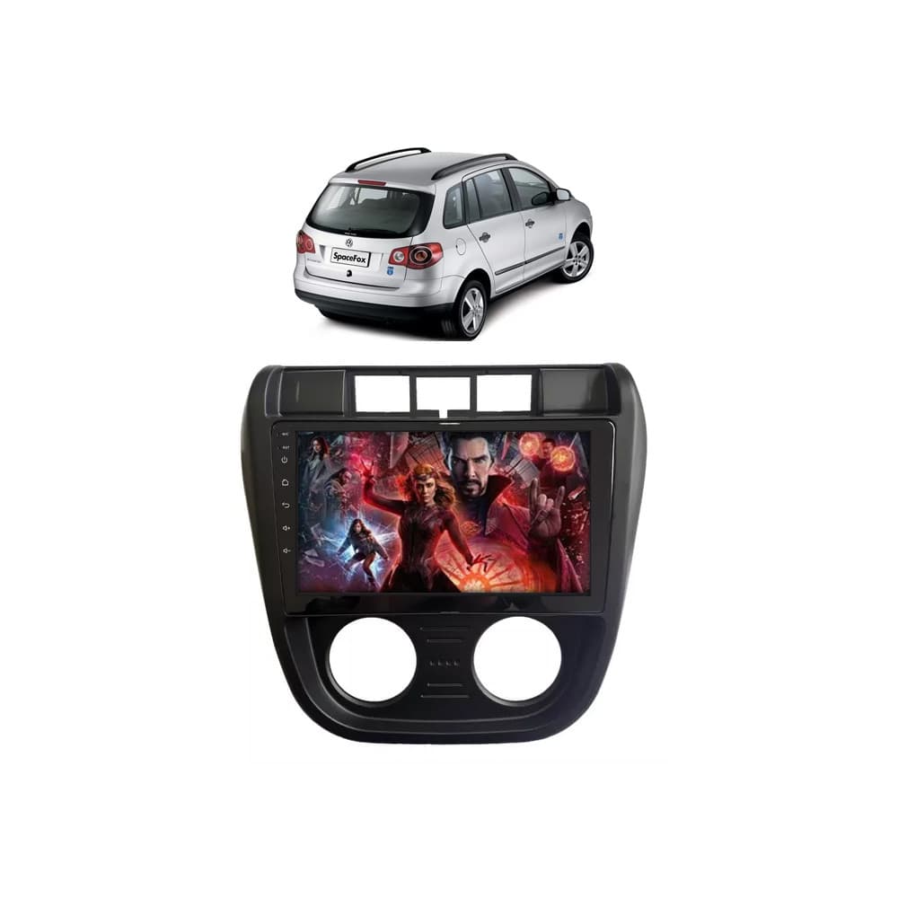 Kit Multimídia SpaceFox 2003 / 2009 9 Pol Android Carplay Gps 2/32GB - 915BR ROADSTAR
