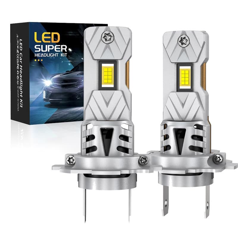 # BEST 2pcs H7 LED Lâmpadas De Farol Super Brilhantes Chip CSP 6500K Lâmpada Branca Para Carro Mini Plug & Play Kit De L
