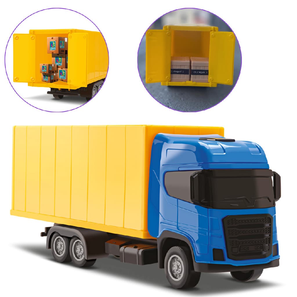 Caminhão Bravus Truck Baú Gava Toys 2008