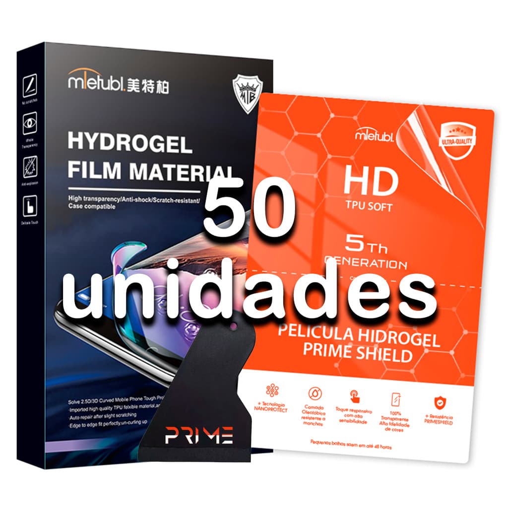 Pacote Película Clear Hidrogel Tpu Shield Máquina Corte 50un