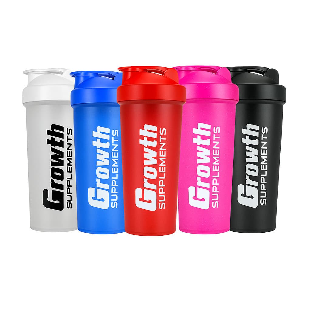 Coqueteleira Garrafa Shaker Para Academia Exercícios Squeeze Growth Supplements 600ml