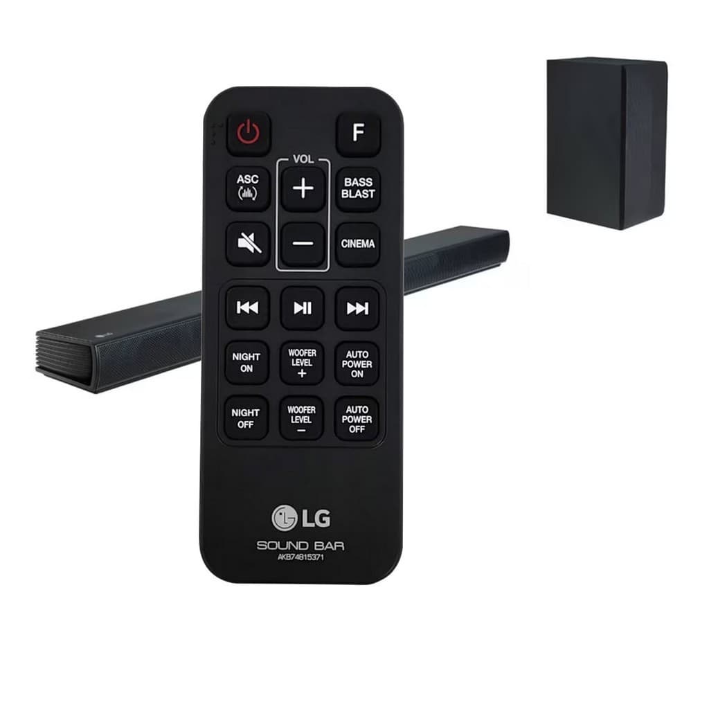 CONTROLE REMOTO SOUND BAR LG SK4D SQC2 AKB74815371 | NOVO