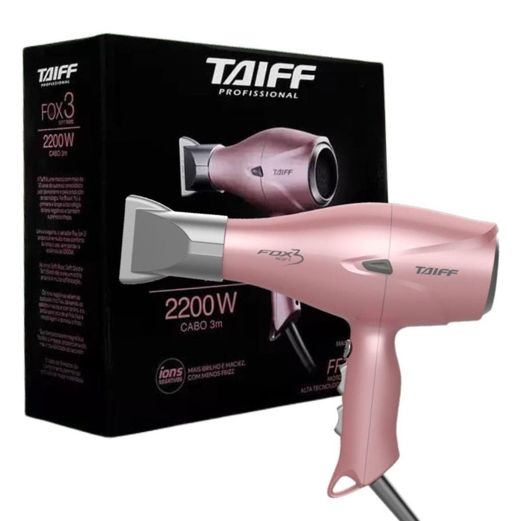 SECADOR TAIFF FOX 3 SOFT ROSE 2200W 220V