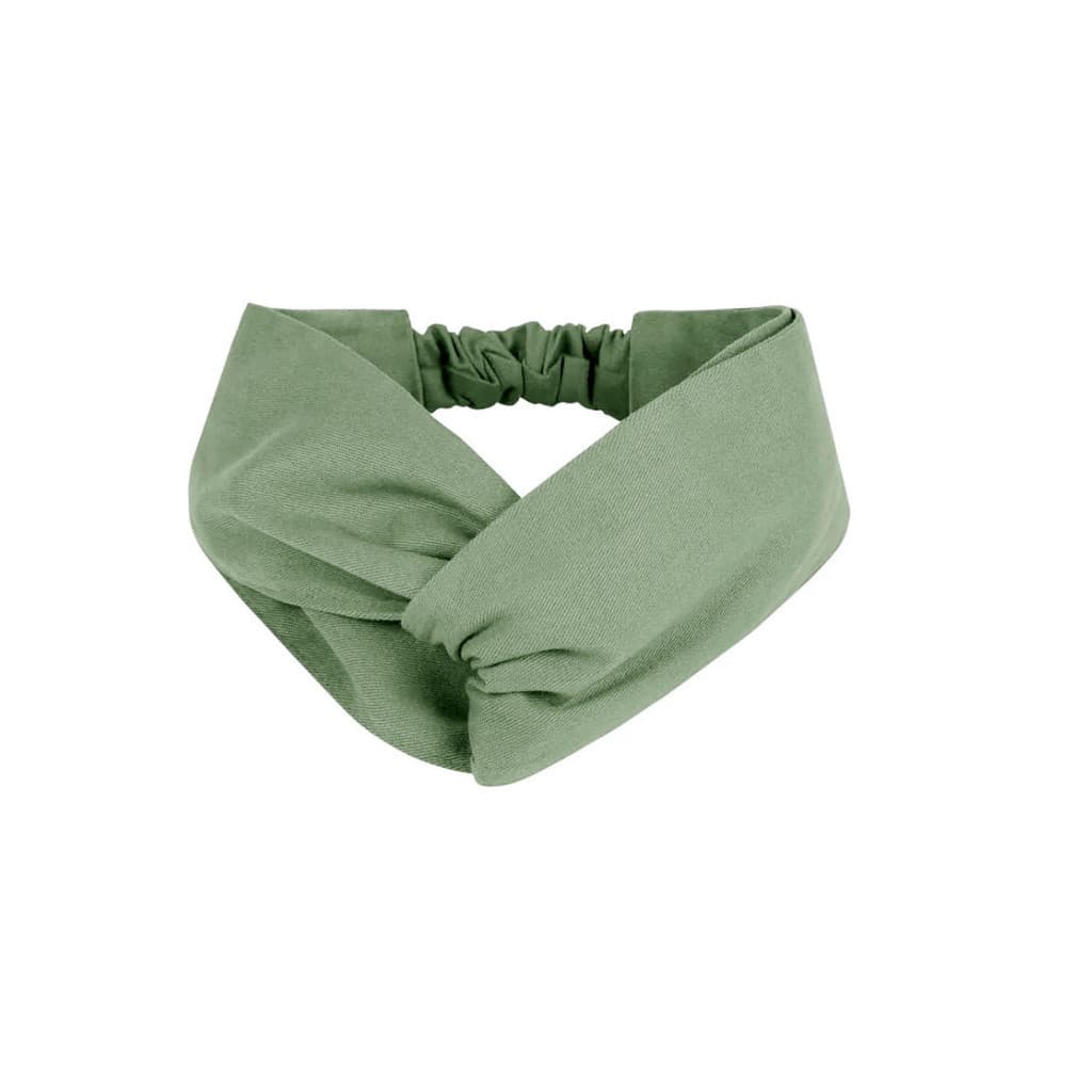 Faixa de Cabelo Turbante Bandana Verde Chef Cozinha Confeitaria Spa