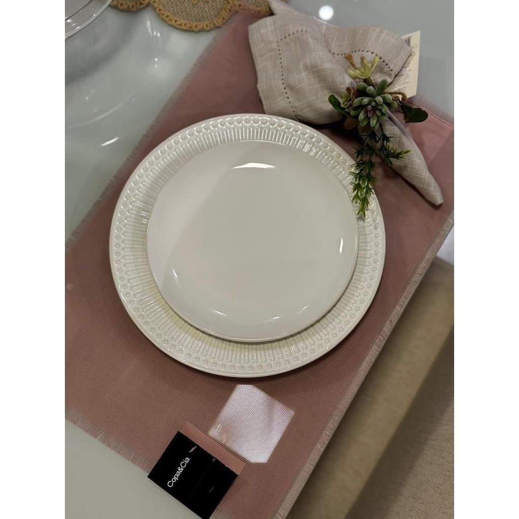 Lugar Americano Chiara Franjas Rosa Cha Avulso