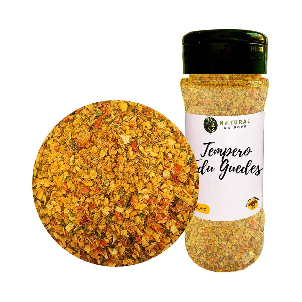 Tempero Premium Edu Guedes Ingredientes Selecionados Pote com Dosador 60g